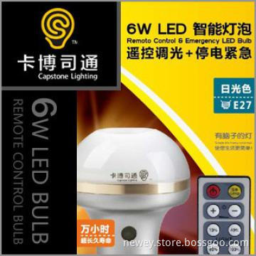 Remote control energy saving led bulbs from Capstone